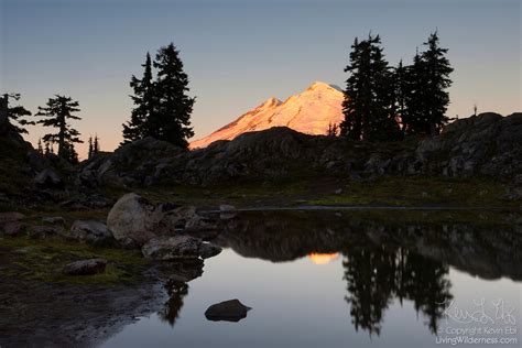 Mount Baker And Tarn North Cascades Washington Living Wilderness