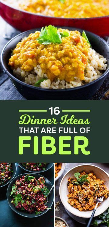 Boosting your daily fiber intake isn't as hard. 16 High-Fiber Dinners That Are Actually Delicious AF ...