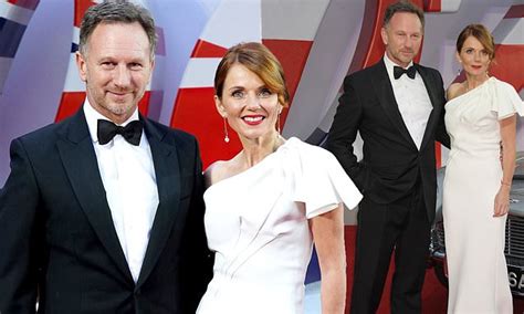 No Time To Die Geri Horner Puts On A Loved Up Display With Her Husband Christian Daily Mail