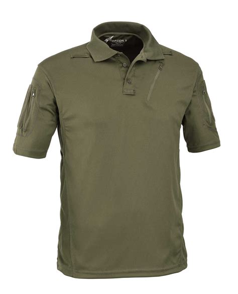 Defcon 5 Advanced Tactical Polo Short Sleeves With Pockets D5 1726