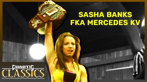 Sasha Banks Fka Mercedes KV Vs Alisha Edwards I Quit Match Chaotic