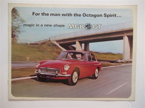 1960s MG MGB GT Car Brochure Dealer Advertisement Auto Etsy In 2021