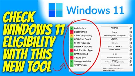 how to check your pc eligibility for windows 11 check windows 11