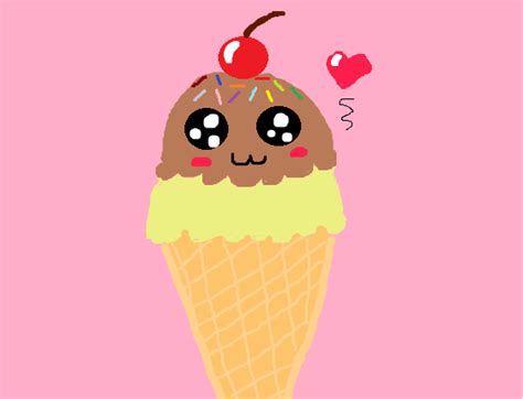 Chibi Ice Cream Drawing By Bekapekz Dragoart