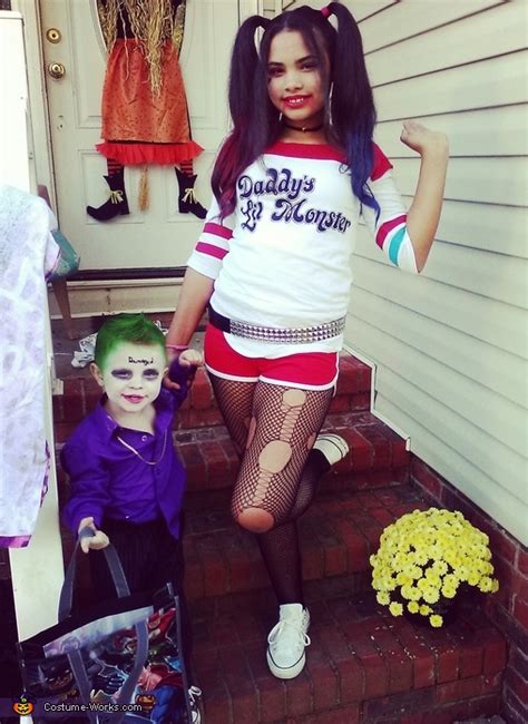 The Joker And Harley Quinn Kids Halloween Costume