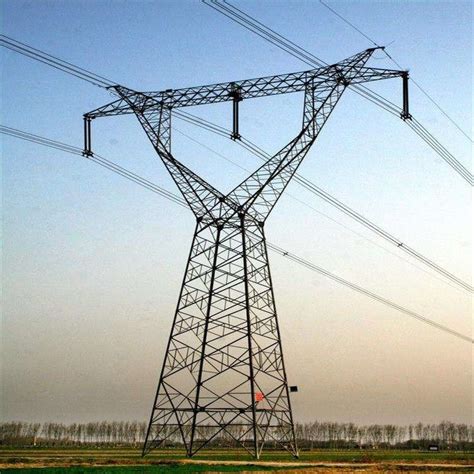 High Voltage 500kv Angel Steel Power Tower Lattice Transmission Line