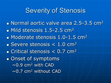 Aortic Stenosis Aortic Stenosis Etiology Physical Examination Assessing