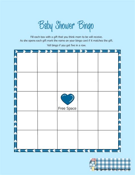 May 12, 2014 · print these blank baby shower bingo cards. Free Printable Baby Shower Gift Bingo Game