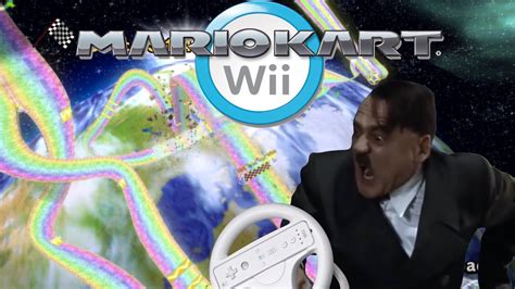 Hitler Races On Rainbow Road In Mario Kart Wii Youtube