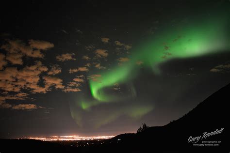 The Northern Lights Over Anchorage Alaska Gary Randall Photographer