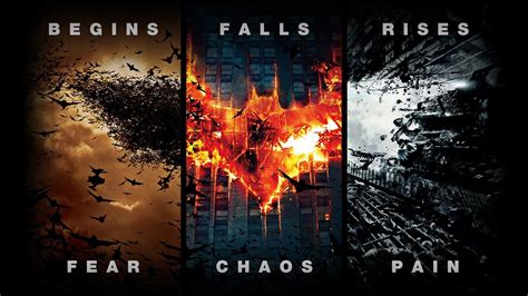 The Dark Knight Trilogy Themes Fear Chaos And Pain Youtube