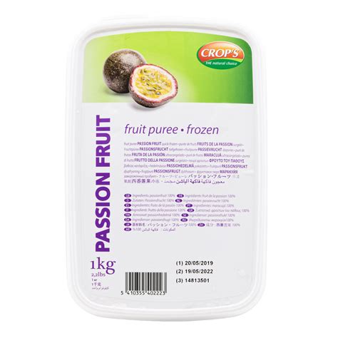 Crops Passionfruit Puree 1kg Kaiser Foods