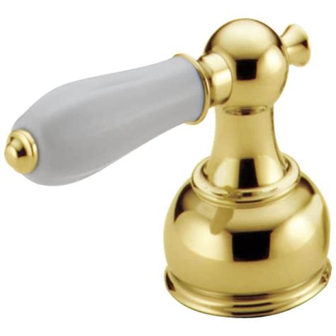 Shop Delta Polished Brass Bathroom Sink Faucet Handle At Lowes Com