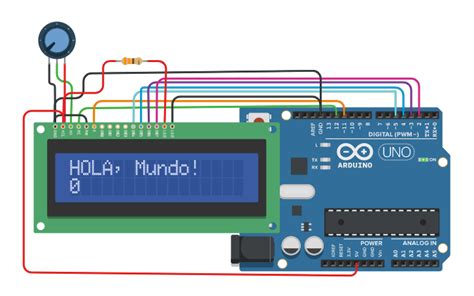 Circuit Design Lcd Y Teclado Matricial En Arduino Tinkercad Images