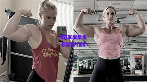 Super Muscular Girl With Massive Biceps From Usa Ufbbh Youtube