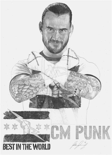 Cm Punk 2012 By Lucas 21 On Deviantart Cm Punk Punk Drawing Illustrations