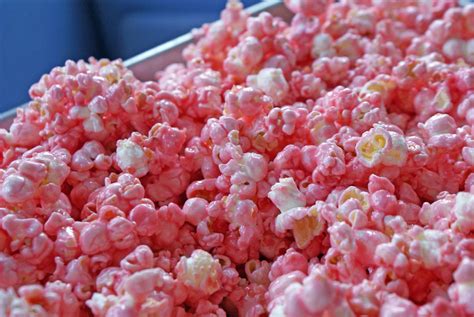 Pink Popcorn Dinner With Julie