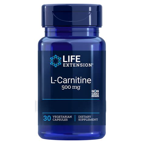 L Carnitine I Mitochondria And Energy Support I Life Extension