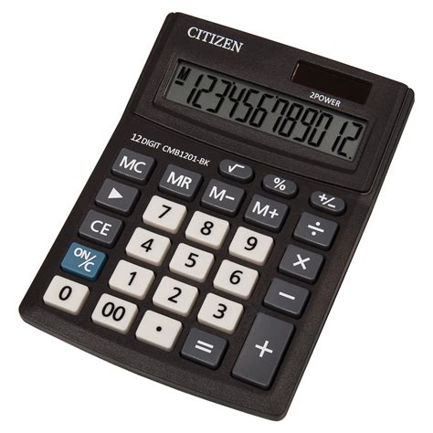 Citizen Cmb 1201 Bk Desktop Calculator Black Uk Office