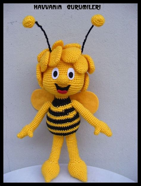 amigurumi arı maya Örgü oyuncakları Oyuncak Arı
