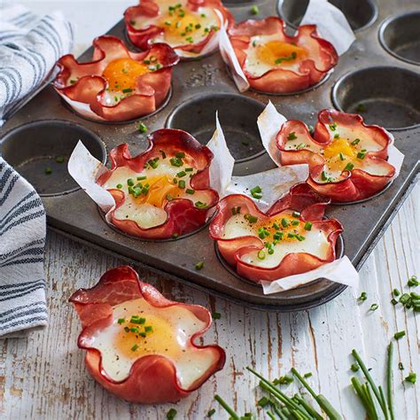 Baked Ham And Egg Cups Healthy Recipe Ww Australia