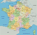 France Map - Guide of the World