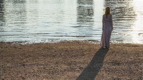 Woman By The River By Stocksy Contributor Lumina Stocksy