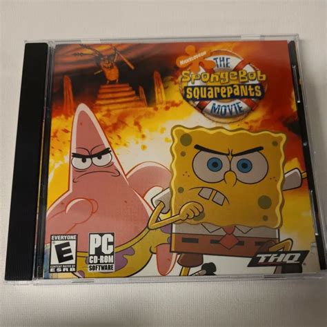 Spongebob Squarepants The Movie Pc Game Windows Cd Rom Complete Picclick