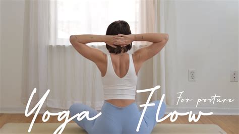 15 Min Yoga Flow Posture Correction Youtube