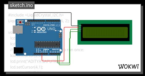 I2c Lcd 162 Ino Wokwi Esp32 Stm32 Arduino Simulator NBKomputer