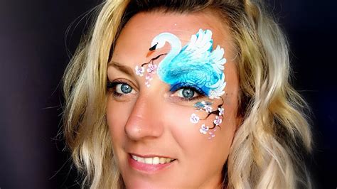 Swan Face Painting Youtube