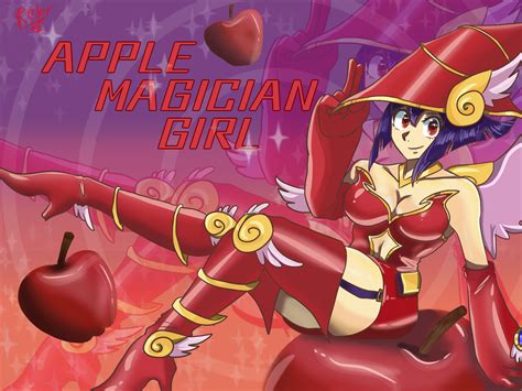 Apple Magician Girl Fan Art By Me Yugioh