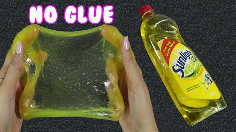 No Glue Slime 💦 Testing Dish Soap Shampoo Slime Recipes Youtube