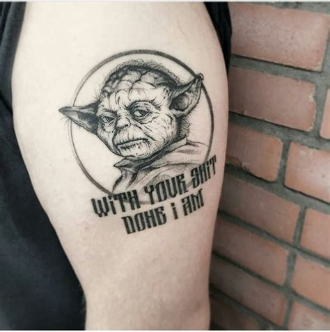Master Yoda Tattoos Skull Tattoo Master Yoda
