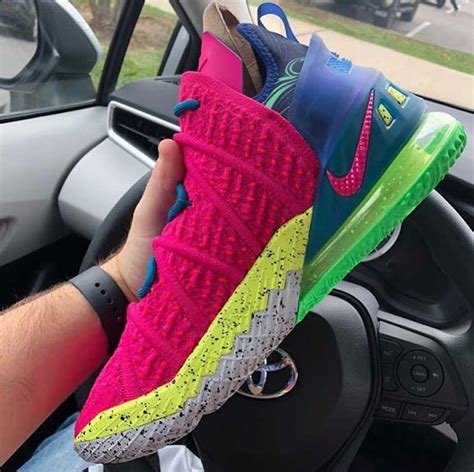 Nike Lebron 18 Los Angeles By Night Pink Prime Multicolor Db8148 600