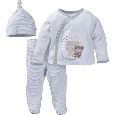 Gerber Newborn Baby Unisex Take Me Home Outfit Set 3 Piece