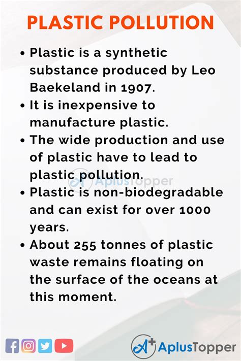 Speech On Plastic Pollution Plastic Pollution Speech For Students And