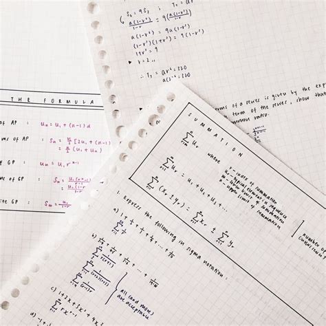 Image Result For Aesthetic Maths Notes Math Notes Study Motivation