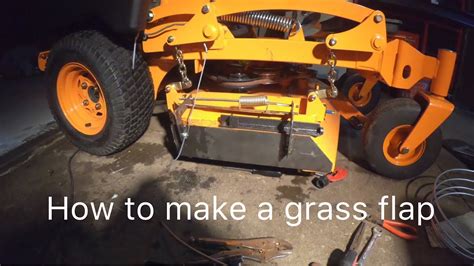 How To Make A Grass Flap Home Made Chute Blocker Youtube