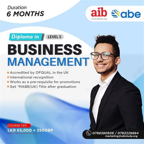 Abe Diploma In Business Management L5 Rqf Academy Of International