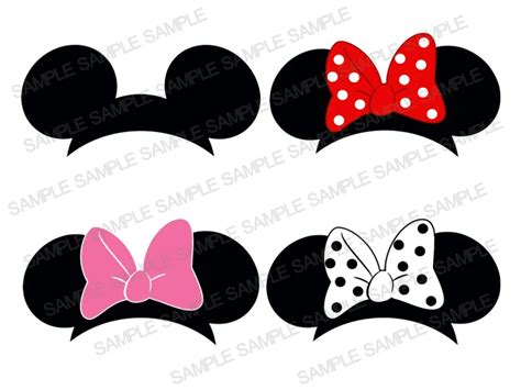 Minnie Mouse SVG Bow Minnie SVG Bow Minnie Mouse Bow SVG Etsy Minnie