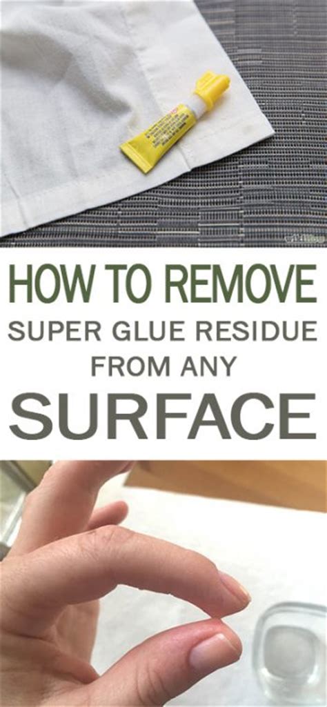 This is a very simple way to remove the glue from plastic. How to Remove Super Glue Residue from ANY Surface | 101 ...