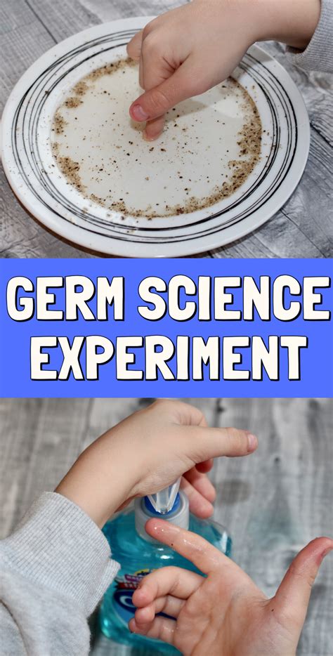 Germ Science Experiment Handwashing Activity Messy Little Monster