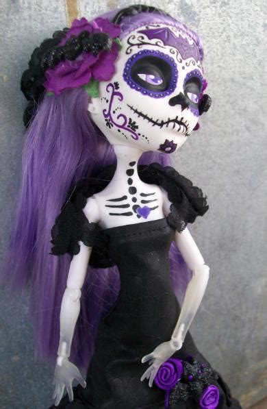 Monster High Custom Day Of The Dead Spectra Bat 2 By