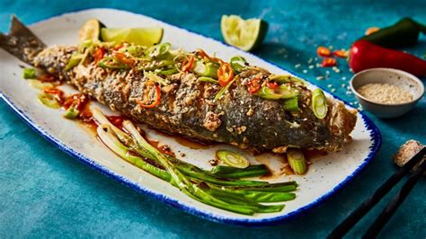 Chinese Crispy Ginger Sea Bass Recipe Booths Supermarket