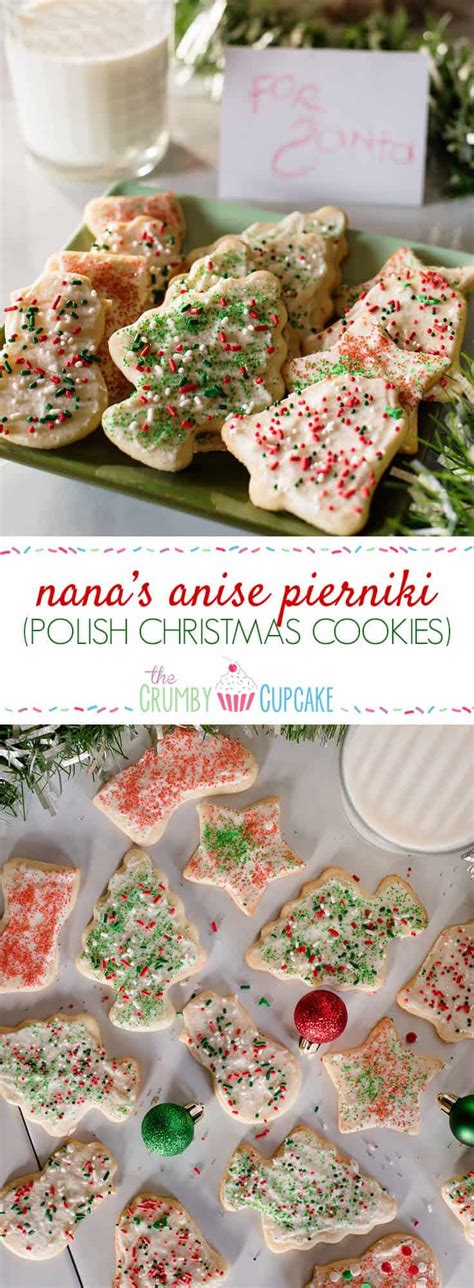 Slowly add to sugar mixture, stirring with a wooden spoon until dough is dry. Nana's Anise Pierniki (Polish Christmas Cookies) • The Crumby Kitchen