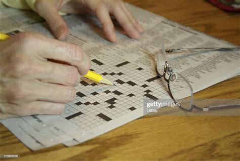 Doing A Crossword High Res Stock Photo Getty Images