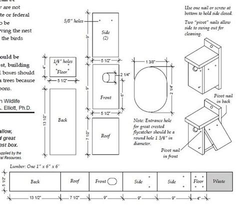 Design, protection, location, and maintenance. Building a Birdhouse | Bluebird house, Bird house plans ...