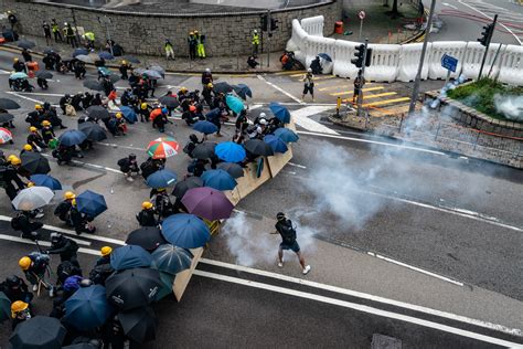 These Photos Show The Violent Chaotic Scenes As Hong Kong Protesters