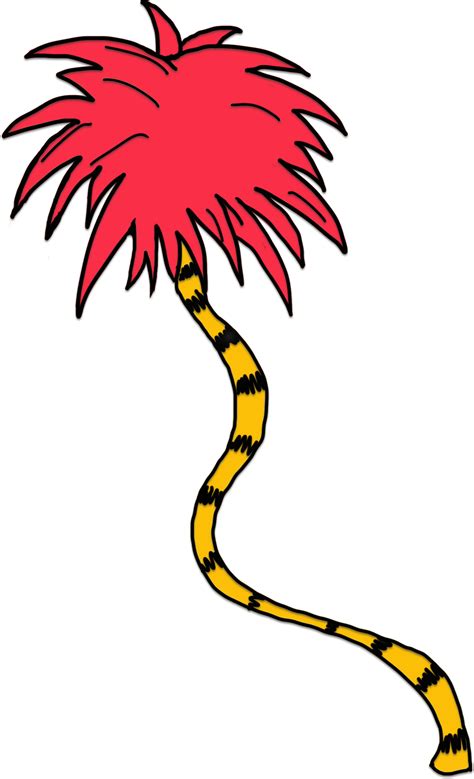 Png Black And White Lorax Trees Clipart Dr Seuss Transparent